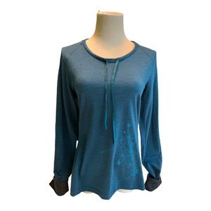 Ibex the art of wool women’s M scoopneck shirt